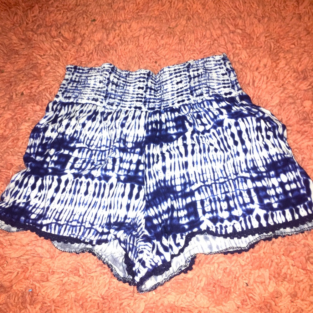 tie dye shorts